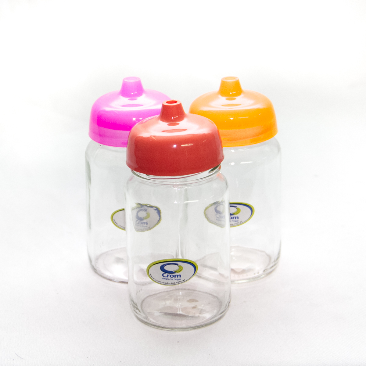 FRASCO VIDRIO CON PICO VERTEDOR PLASTICO 15CM