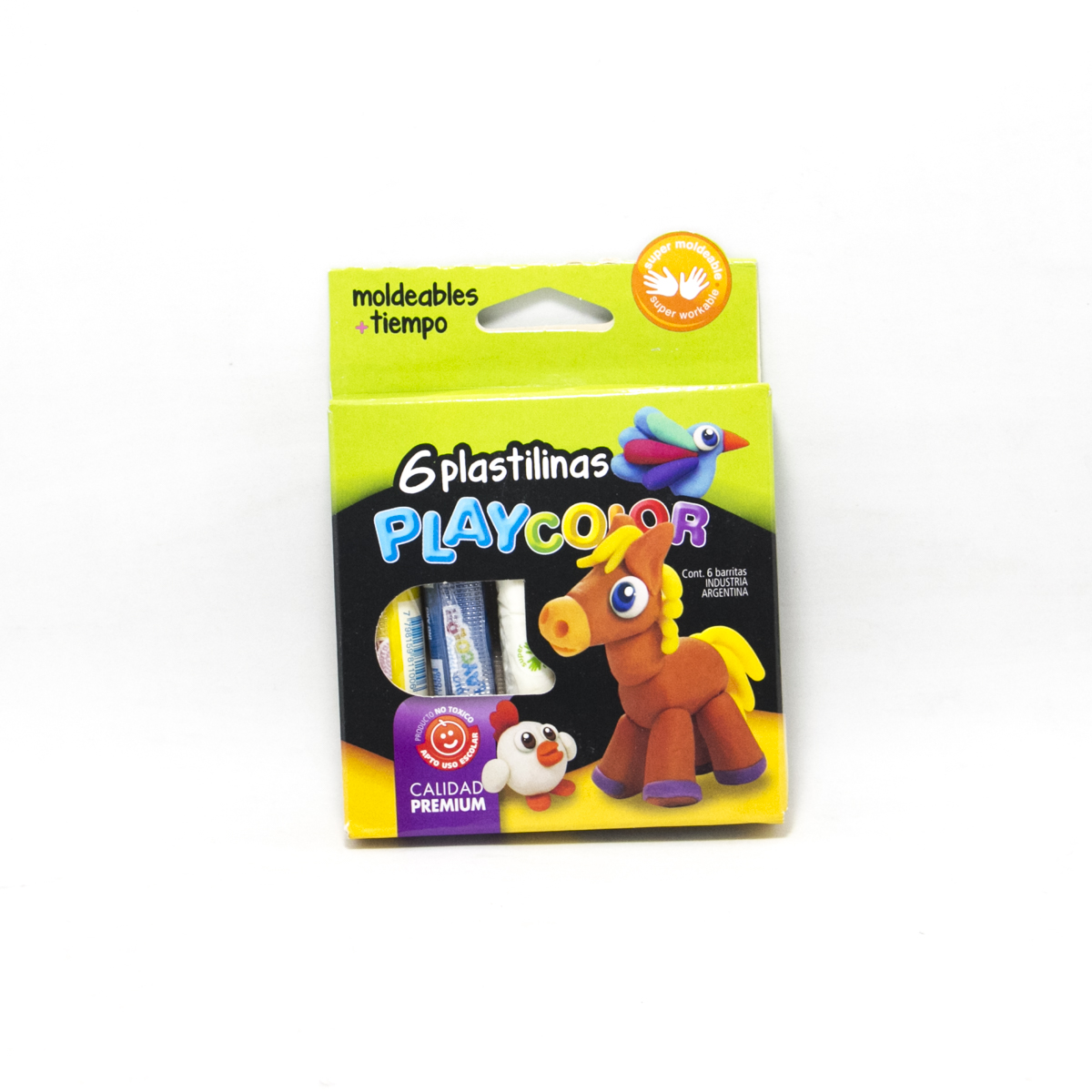 PLASTILINA X 6 UNIDADES PLAYCOLOR