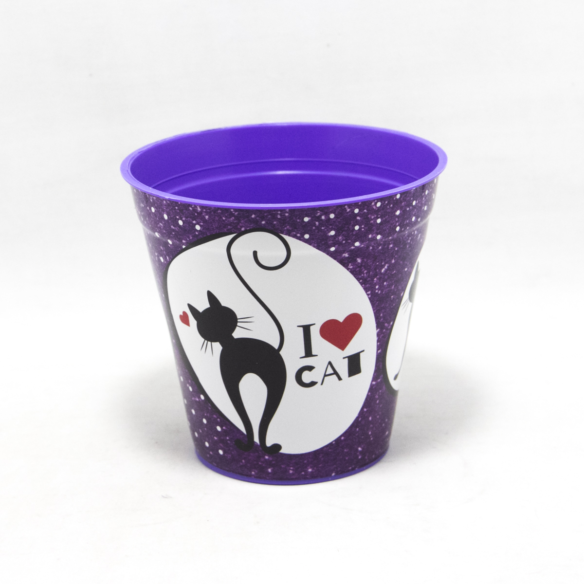 MACETA PLASTICA DECORADA N*10 