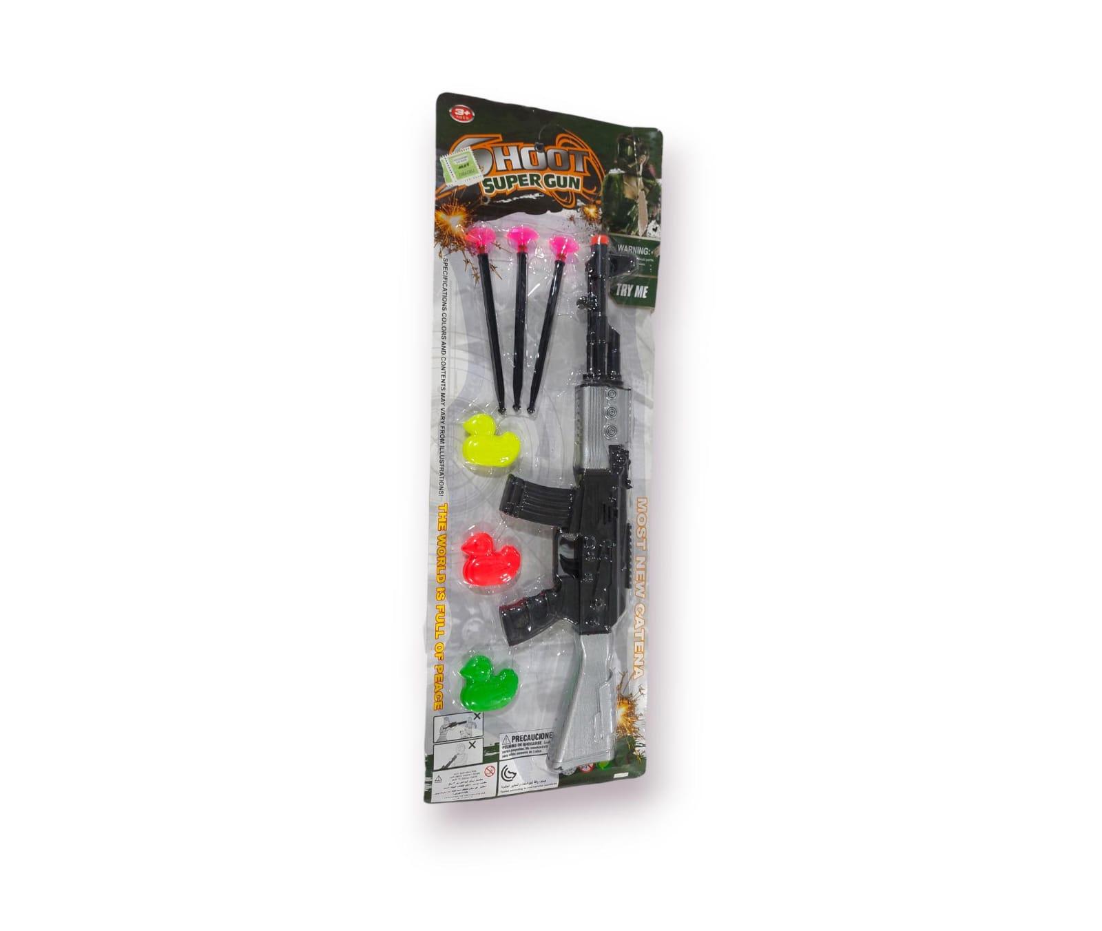 AMETRALLADORA CON ACESORIOS EN BLISTER 39CM