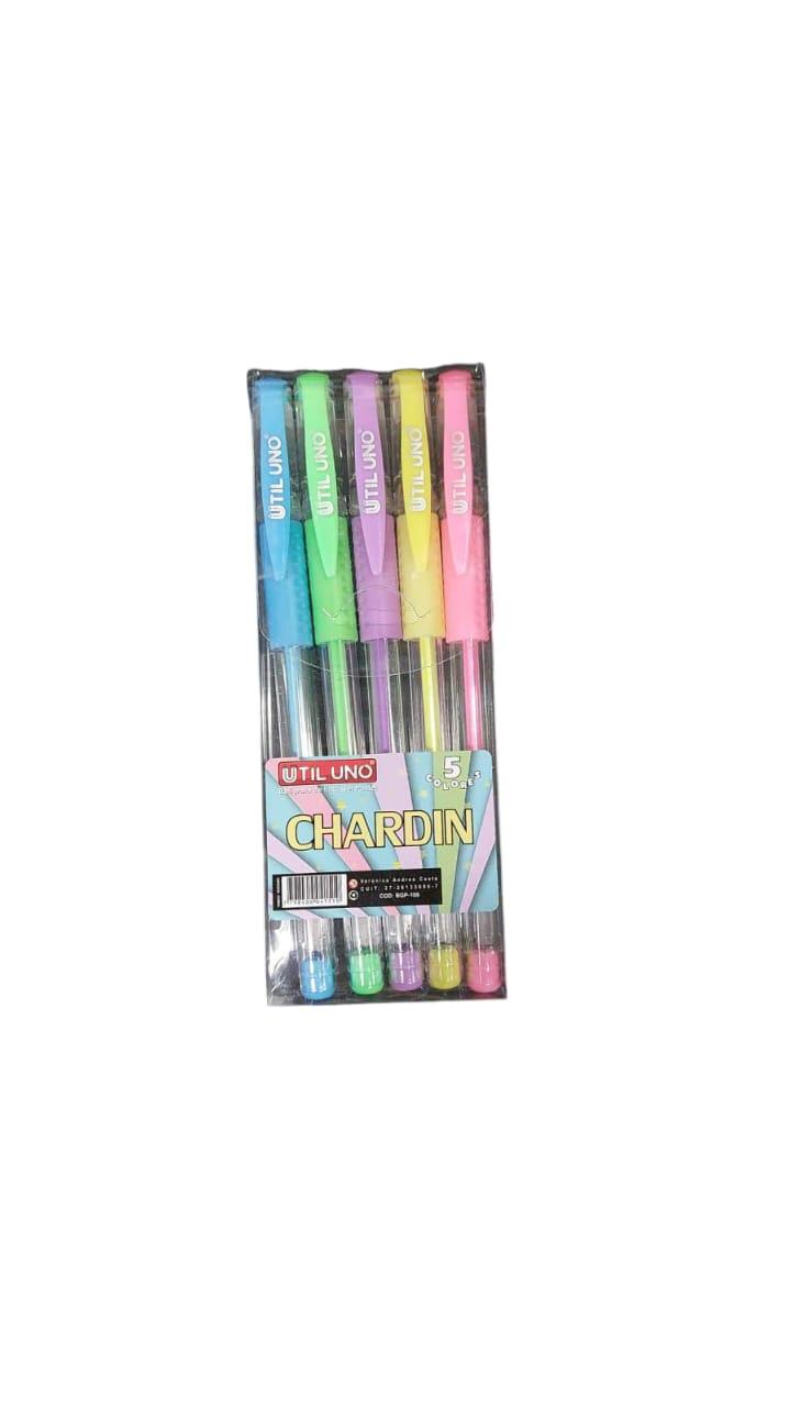 BIROME X 5 UNIDADES TINTA GEL COLOR PASTEL 