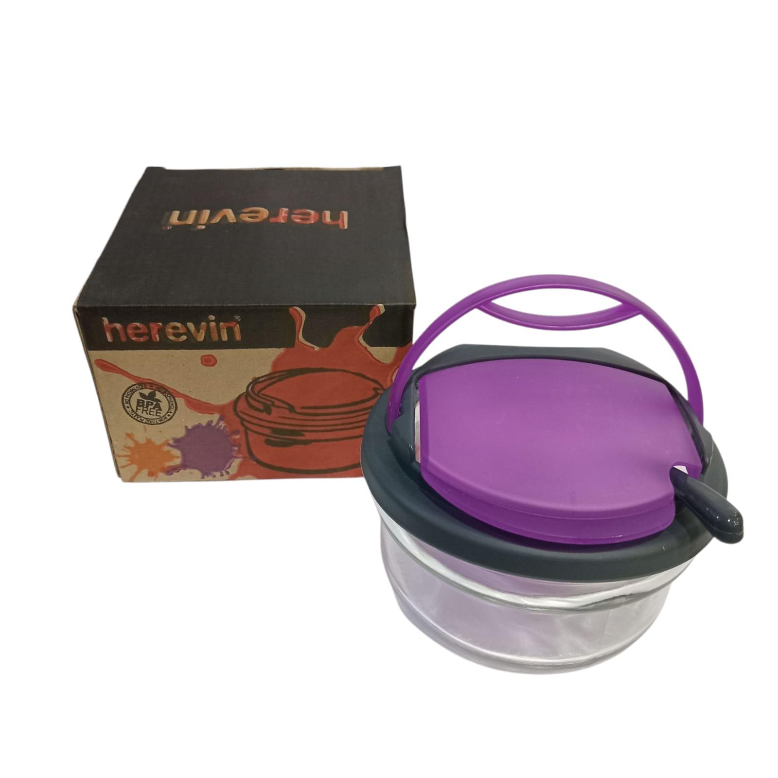 AZUCARERA/QUESERA VIDRIO CON CUCHARITA EN CAJA
