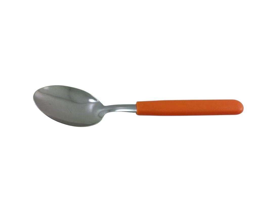 CUCHARITA M/PLASTICO CAROL NARANJA