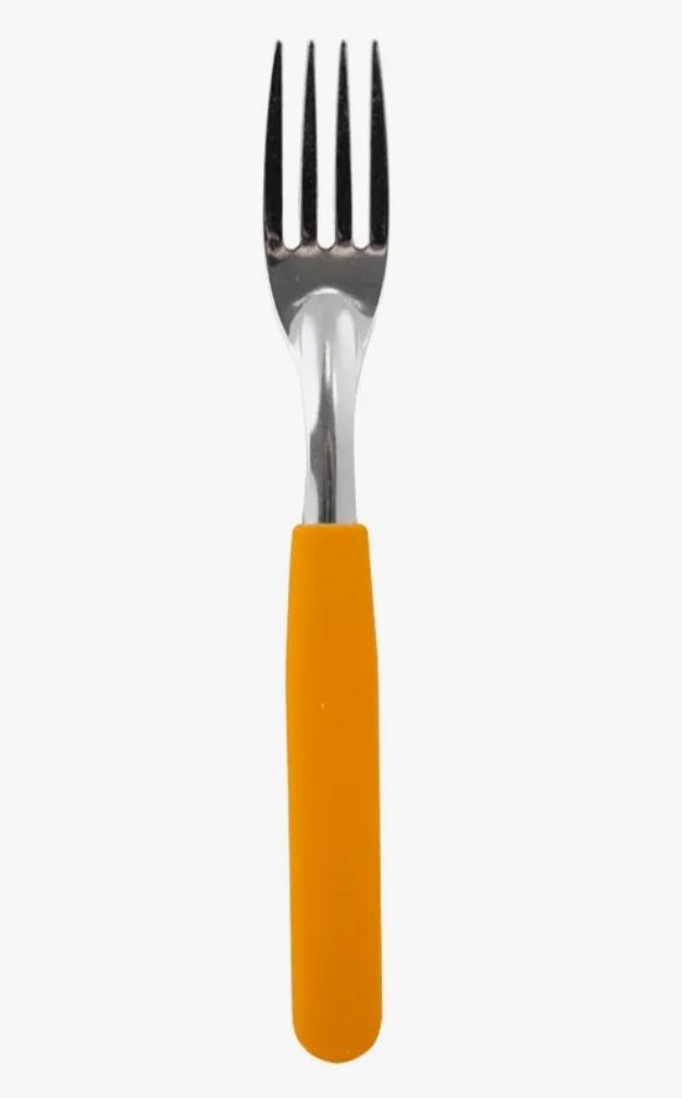 TENEDOR M/PLASTICO CAROL NARANJA