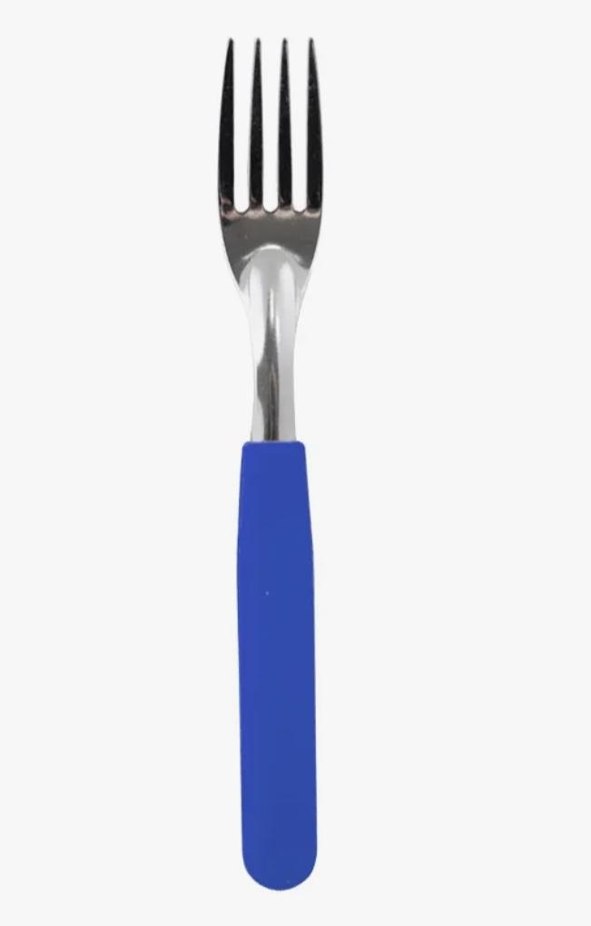  TENEDOR M/PLASTICO CAROL AZUL