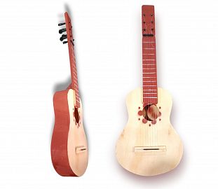 GUITARRA CRIOLLA DE MADERA 6 CUERDAS 60CM