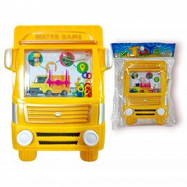 JUEGO DE AGUA CON FORMA DE COLECTIVO EN BOLSA 13CM