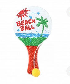 PALETA PLAYERA + PELOTA EN RED