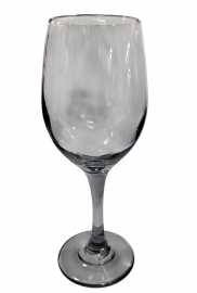 COPA VIDRIO VINO FUME PLATA  360ML