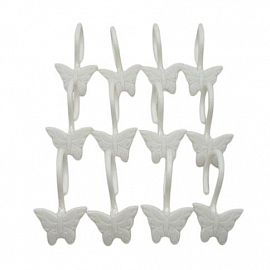GANCHOS X12 UNIDADES PARA CORTINA BAÑO