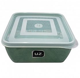 TUPPER CONTENEDOR 1.5LTS CUADRADO C/TAPA PLASTICO