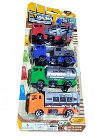 CAMIONCITO X 4 UNIDADES EN BLISTER